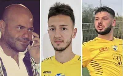 I due Zammitti e, in mezzo, bomber Sbriglio