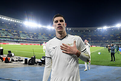 Petar Ratkov - Via onefootball  (Photo by Marco Rosi - SS Lazio/Getty I