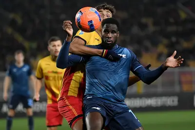 Dia in Lecce-Lazio Getty images via onefootball by Marco Rosi -SS Lazio-