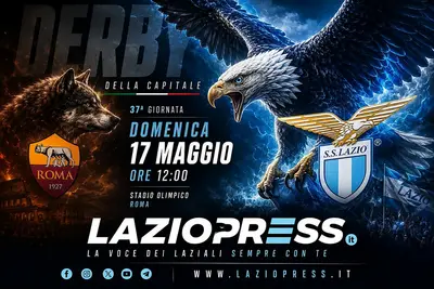 Roma-Lazio Live - Grafica LazioPress
