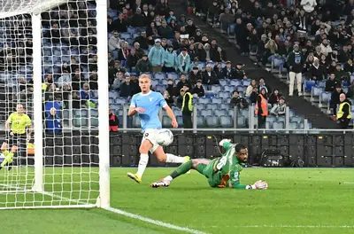 Isaksen in Lazio-Milan by Fraioli