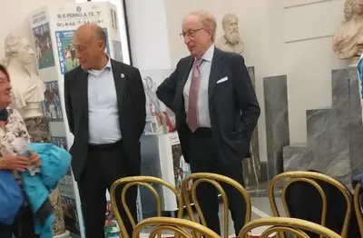 Presidente Antonio Buccioni con il giornalista Stefano Mattei