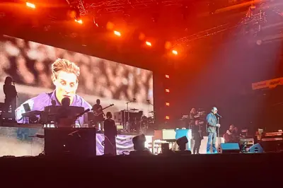 Antonello Venditti dedica il concerto a Bove. (da Instagram: @antonellovenditti.official)