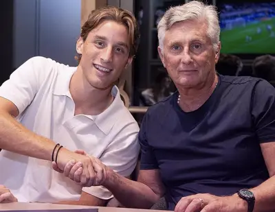 Bove con Pradè - credits: ACF Fiorentina