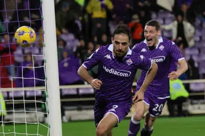 L'esultanza di Bonaventura. Foto: Vicario/Fiorentinanews.com