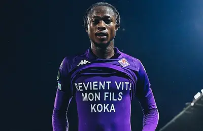 L'esultanza di Kouame dedicata al connazionale Karim Konaté. (da Instagram: @christianmichael.11)