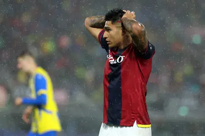L'attaccante argentino del Bologna, Santiago Castro
