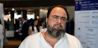 Il presidente dell'Olympiakos, Vangelis Marinakis