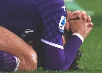 Ranieri a terra dopo Fiorentina-Roma. Foto: Fiorentinanews.com