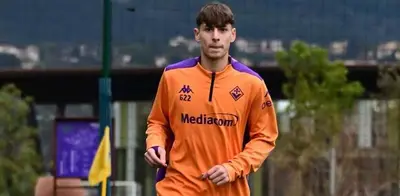 Federico Croci si allena al Viola Park. Credits Foto: sito FIGC