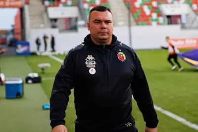 L'allenatore dello Jagiellonia, Adrian Siemieniec