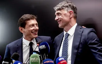 Maldini e Leonardo (foto: Ansa)