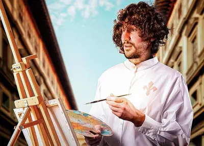 Yacine Adli dipinge - credits: ACF Fiorentina