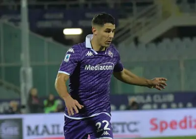 Davide Faraoni con la maglia viola. Foto: Fanfani/Fiorentinanews.com