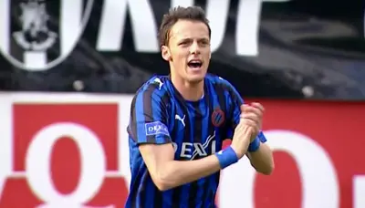 L'ex attaccante del Club Brugge, Francois Sterchele