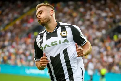 Il centrocampista dell'Udinese Sandi Lovric