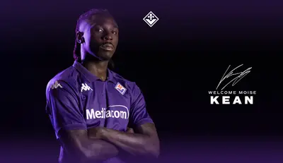 L'attaccante Moise Kean- credits: ACF Fiorentina