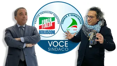 Da sinistra: Sergio Ferrari (Fi) e Giancarlo Affatato (Libertà è Democrazia)