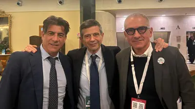Da sinistra: Oreste Gualtieri, Maurizio Lupi e Andrea Costa