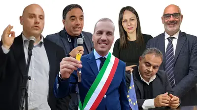 Da sinistra: Stumpo, Ferrari, Ammirati, Cavallo, Lorecchio e De Simone