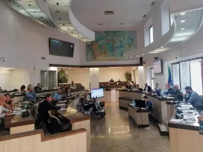 Una recente seduta del Consiglio comunale di Crotone