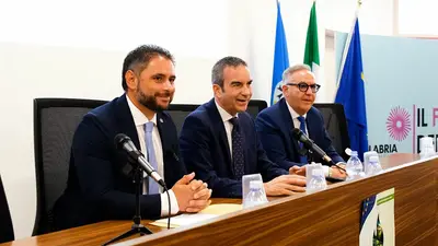 Da sinistra: Montuoro, Occhiuto e Siviglia
