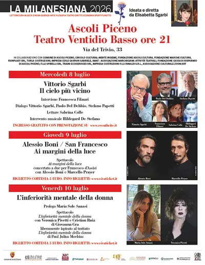La Milanesiana ad Ascoli Piceno