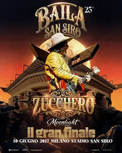 Baila 25th San Siro – Under the moonlight IL GRAN FINALE_locandina