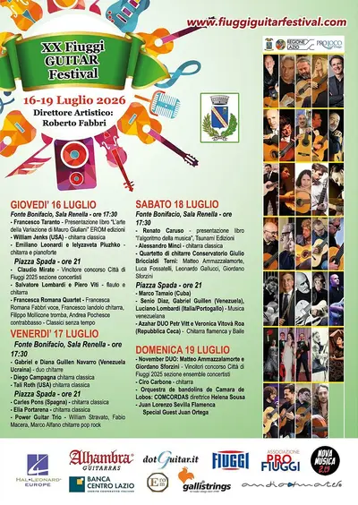 locandina Fiuggi Guitar Festival