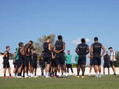 lecce in allenamento a martignano