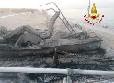 Ugento pedaló vigili del fuoco