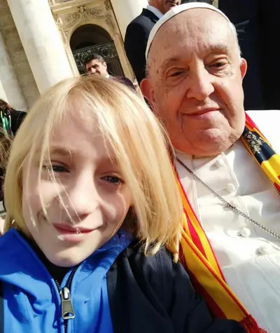 Papa Francesco e il piccolo FIlippo