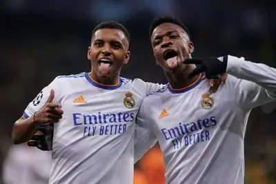 Rodrygo e Vinicius Real Madrid