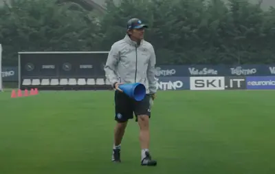 Conte Napoli allenamento