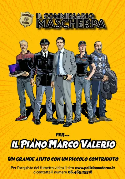 locandina fumetti polizia