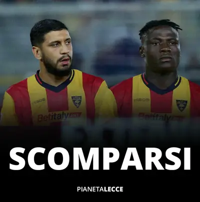 grafica con scritta "scomparsi" in riferimento a Banda e Rafia