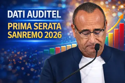 carlo conti dati auditel di sanremo