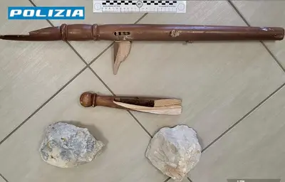Immagine oggetti in sequestro