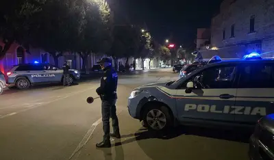 controlli di polizia a Lecce