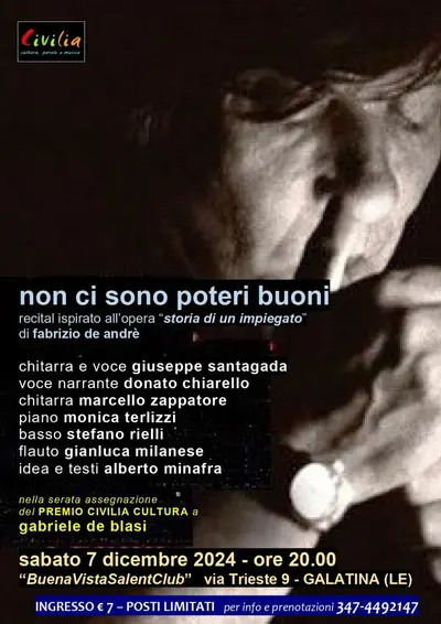 recital "Non ci sono poteri buoni"