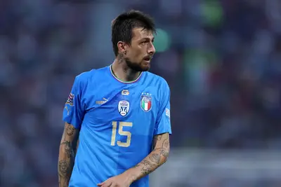 francesco acerbi con la maglia della Nazionale