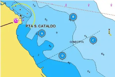 la cartina di san cataldo