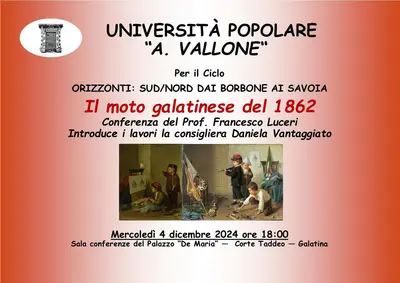 Il moto galatinese del 1862