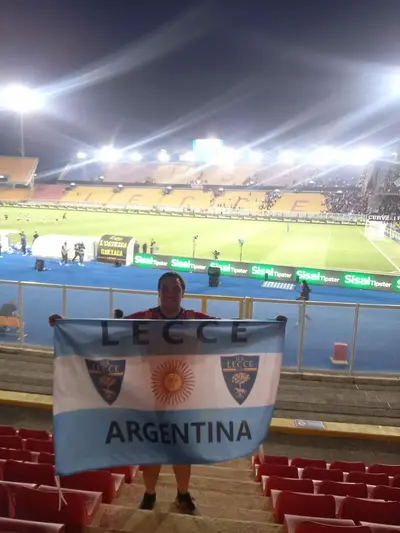 Lecce Napoli tifoso argentino