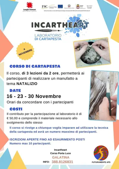incartheart laboratorio cartapesta