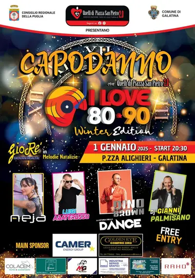 Capodanno I love 80 90