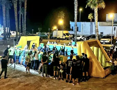 calciobalilla umano a gallipoli