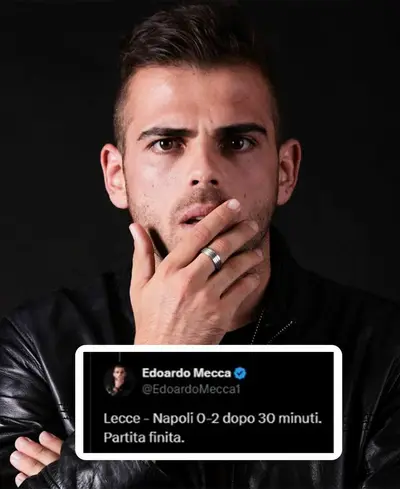 il tweet di edoardo mecca