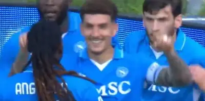 Di Lorenzo esultanza gol