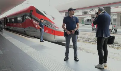pose per calendario polizia